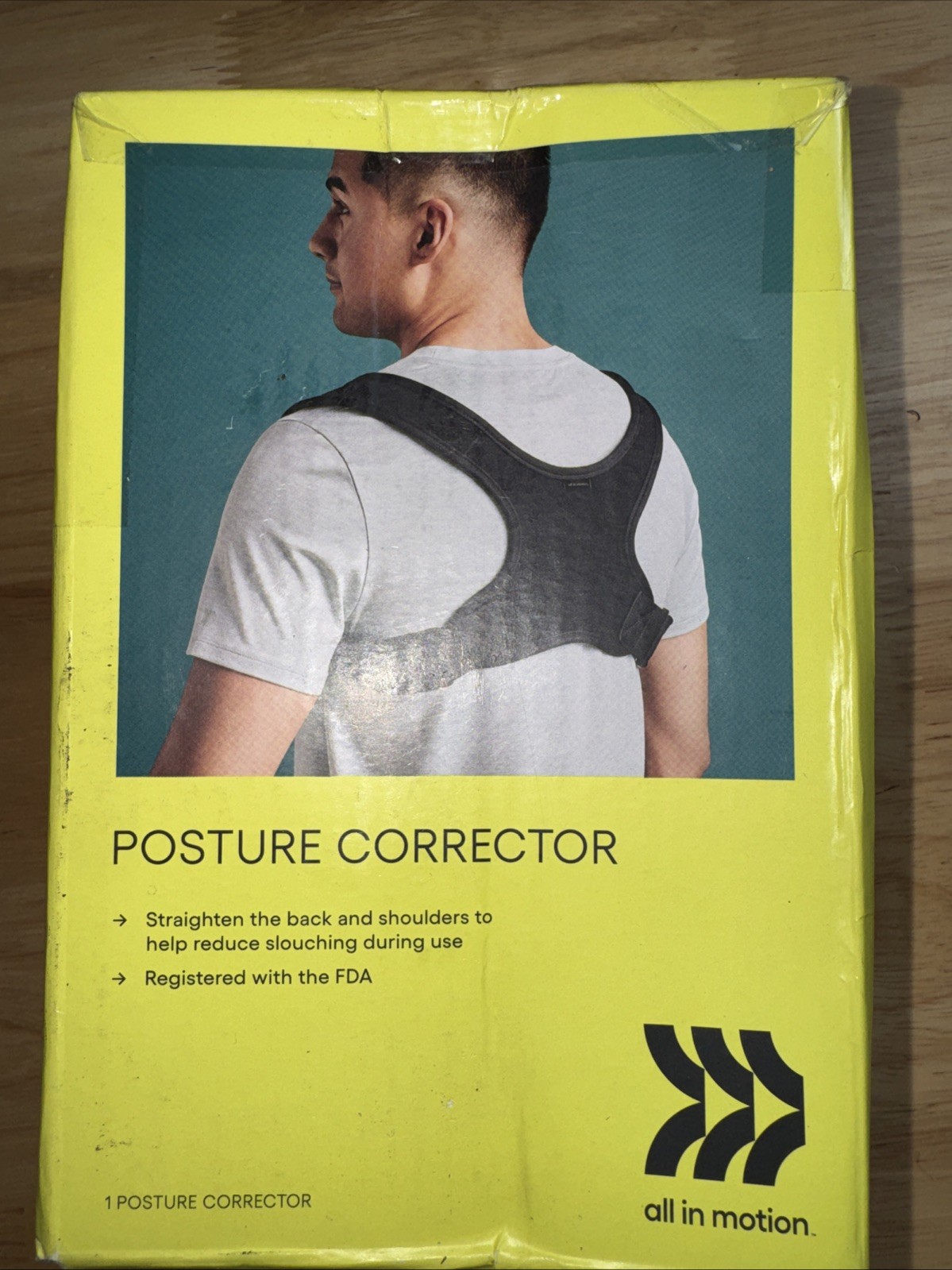 All In Motion Posture Corrector – Adjustable Nylon Back Support,