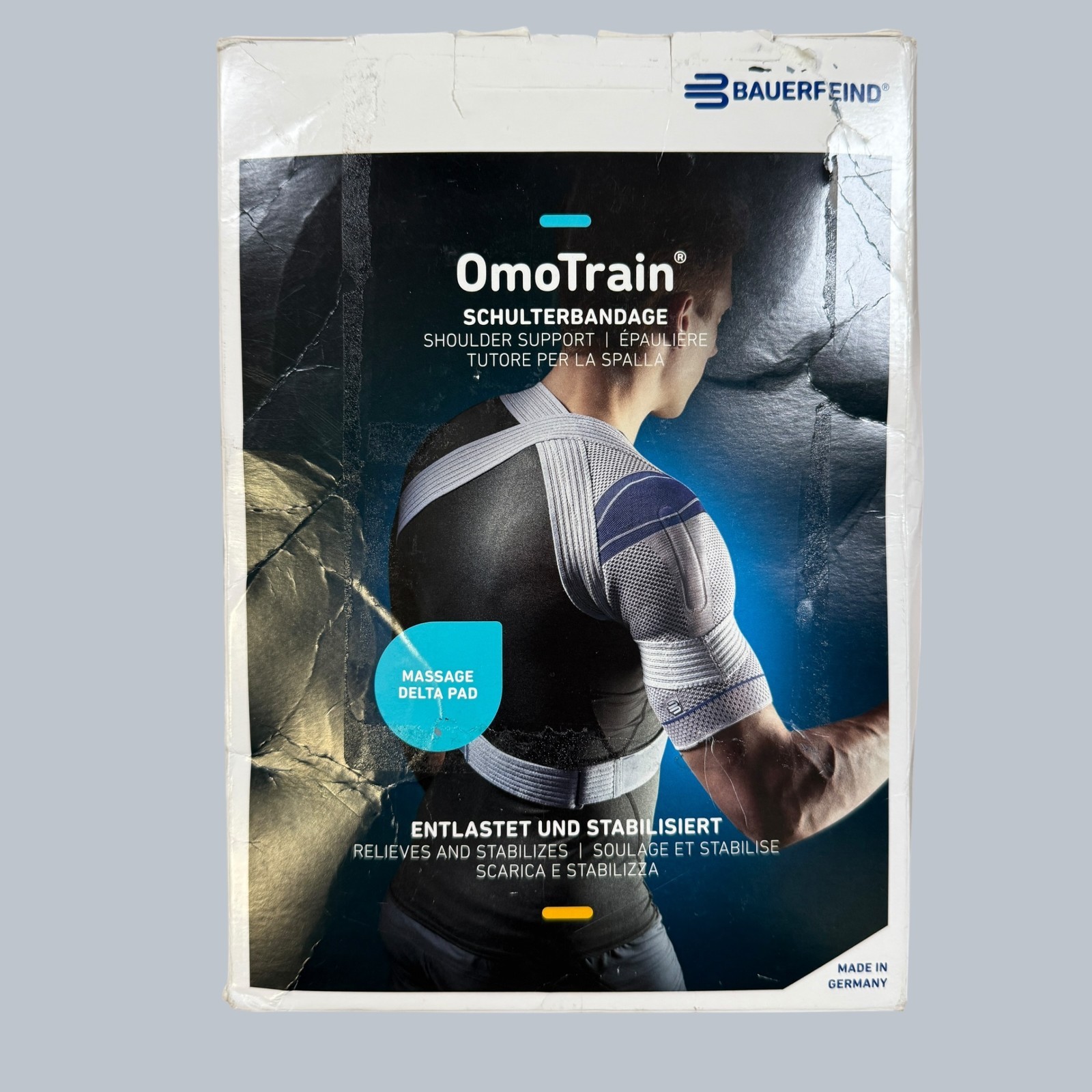 Bauerfeind Omotrain Shoulder Support – Breathable Brace – Left or Right – Size 2