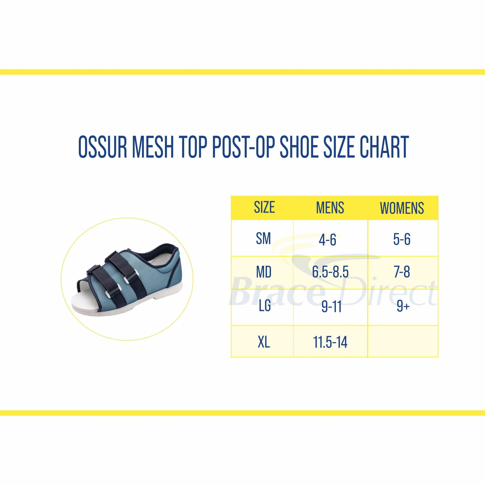 Ossur Mesh Top Post-op Shoe