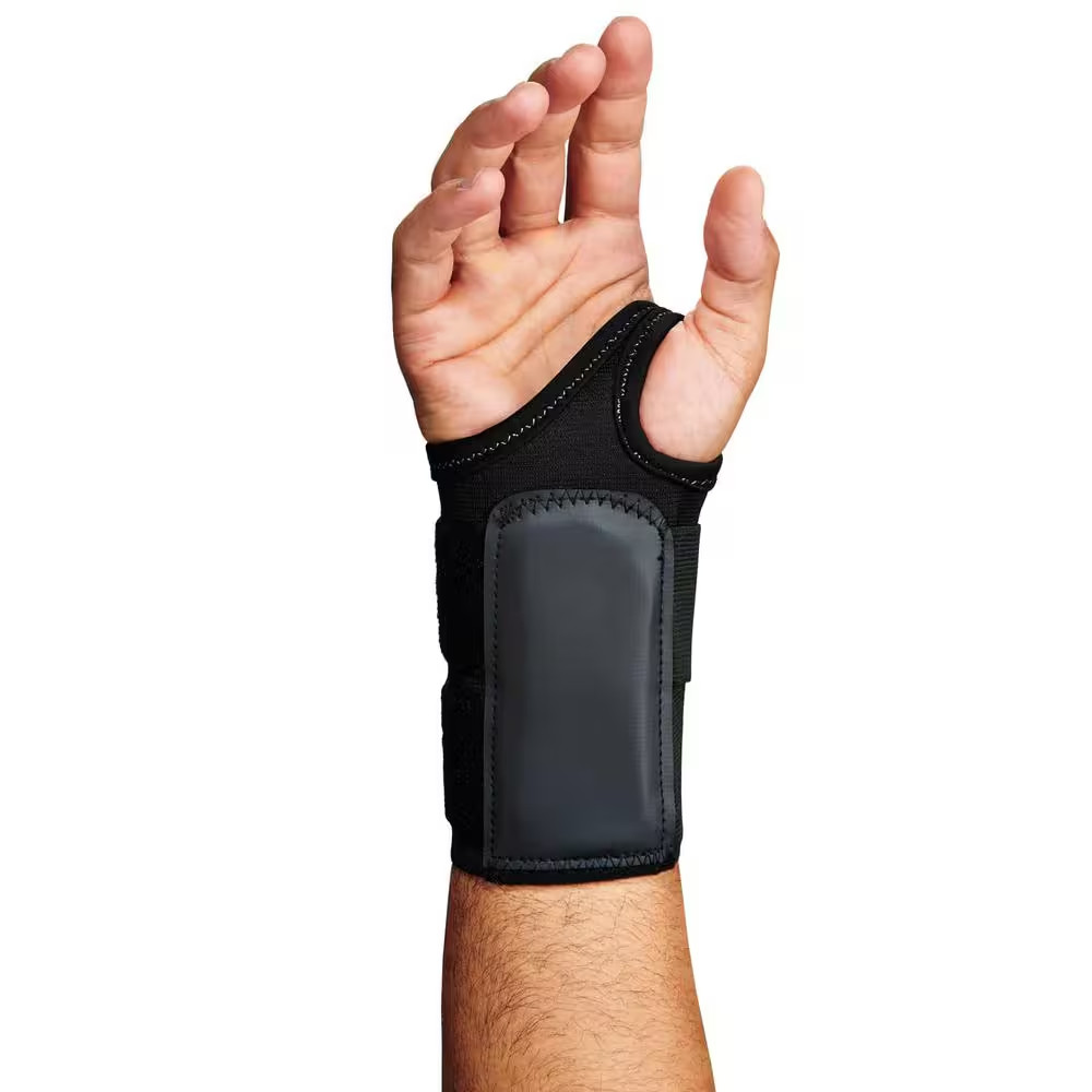 Proflex 4010 S-Right Black Double Strap Wrist Support