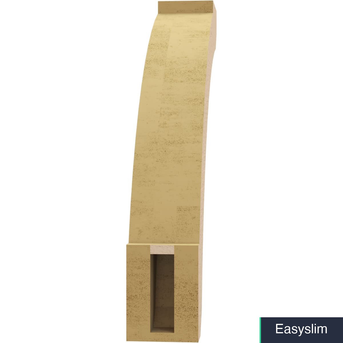 Knee Brace Faux Wood Urethane Primed Tan 3″W x 16″D x 16″H Molded