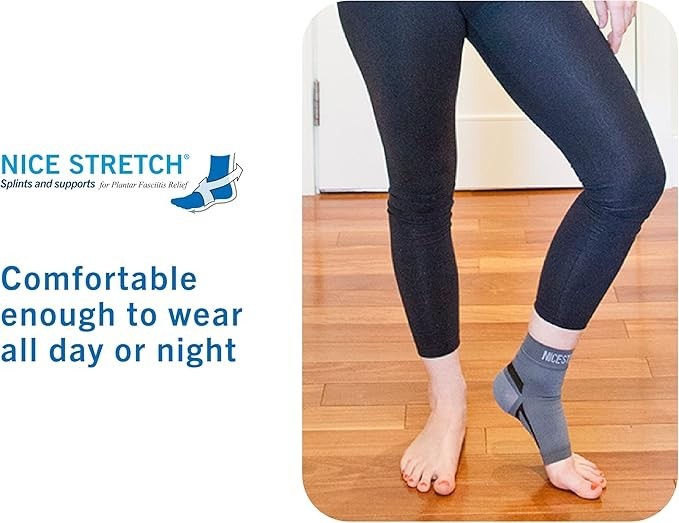 Plantar Fasciitis Sleeve – Compression Foot Sleeve for Arch & Heel Support Sz. L