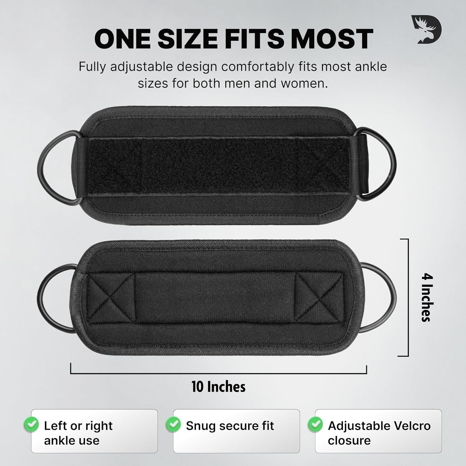 One Size Fits All Ankle Strap for Cable Machines – Comfort & Style for Workouts