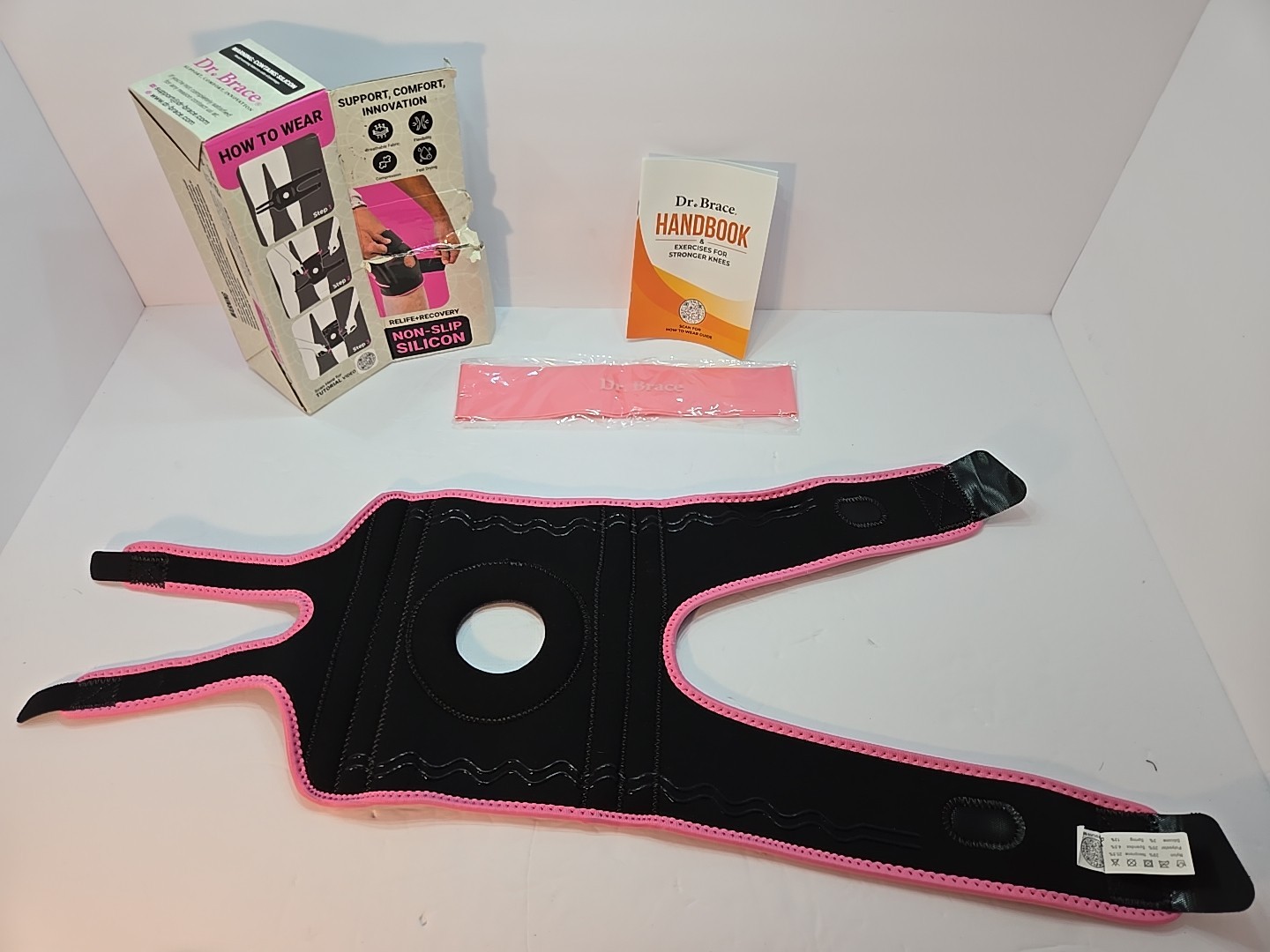 DR. BRACE – Professional Knee Brace for Knee Pain, with Lateral Stabilizers and