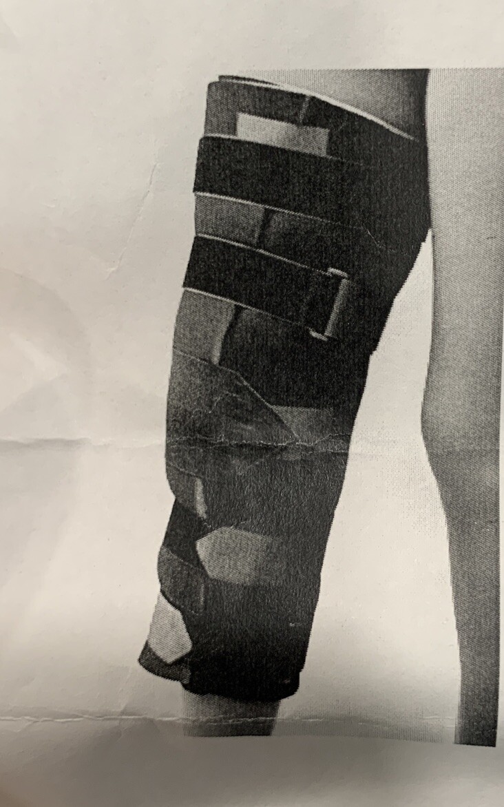 Bird & Cronin Comfort 18” Knee Immobilizer Universal Right or Left Leg