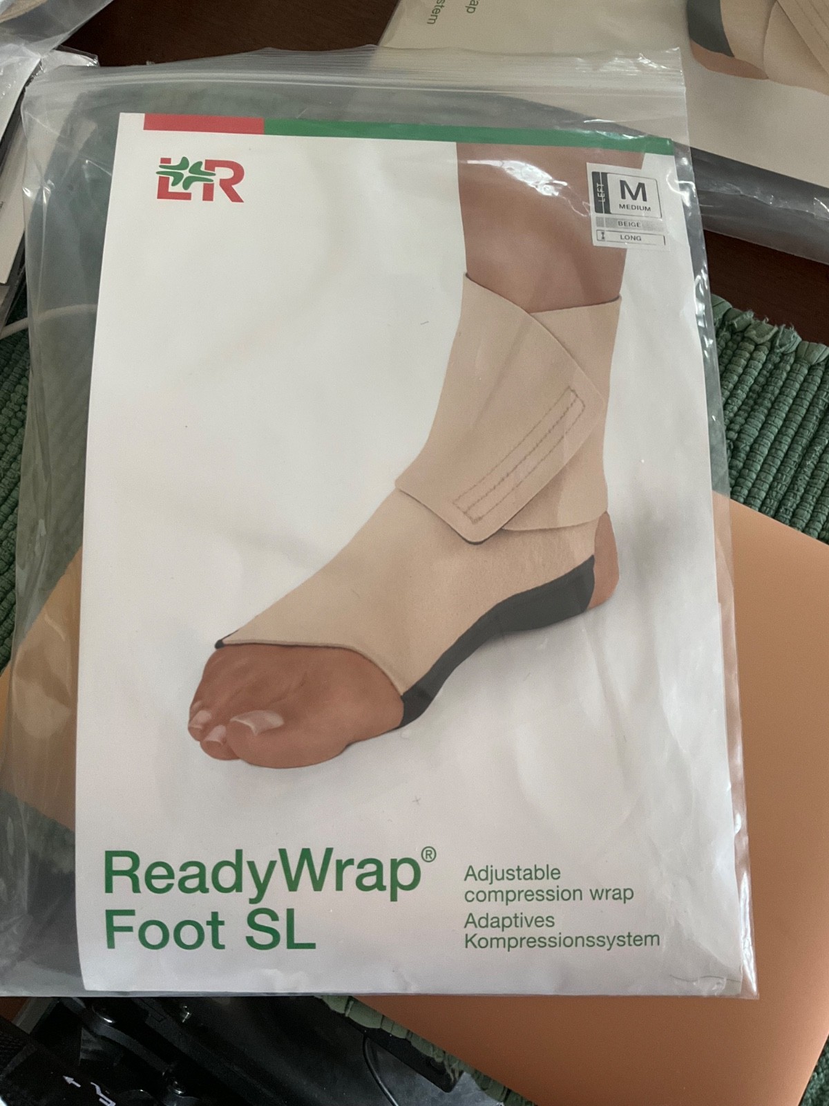 L&R Solaris Ready Wrap Foot SL LEFT Compression – Medium med m – Long