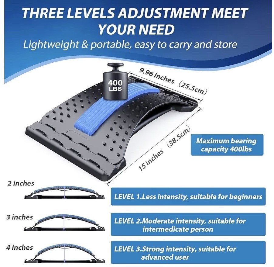 Back Stretcher for Lower Back Pain Relief, Back Cracker Board