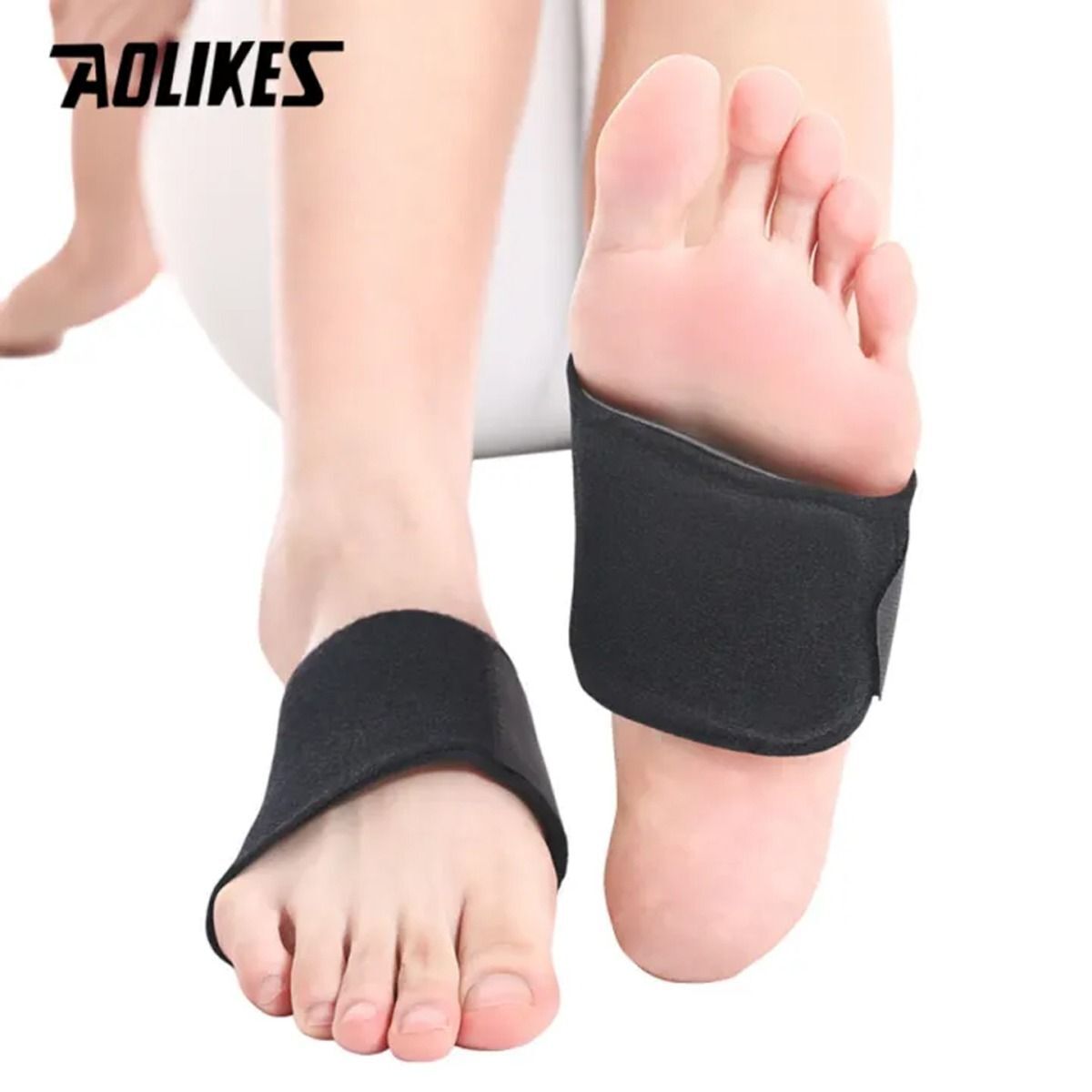 Black Arch Support Sleeve ? High Elasticity, Pain Relief, Comfortable & Reusable