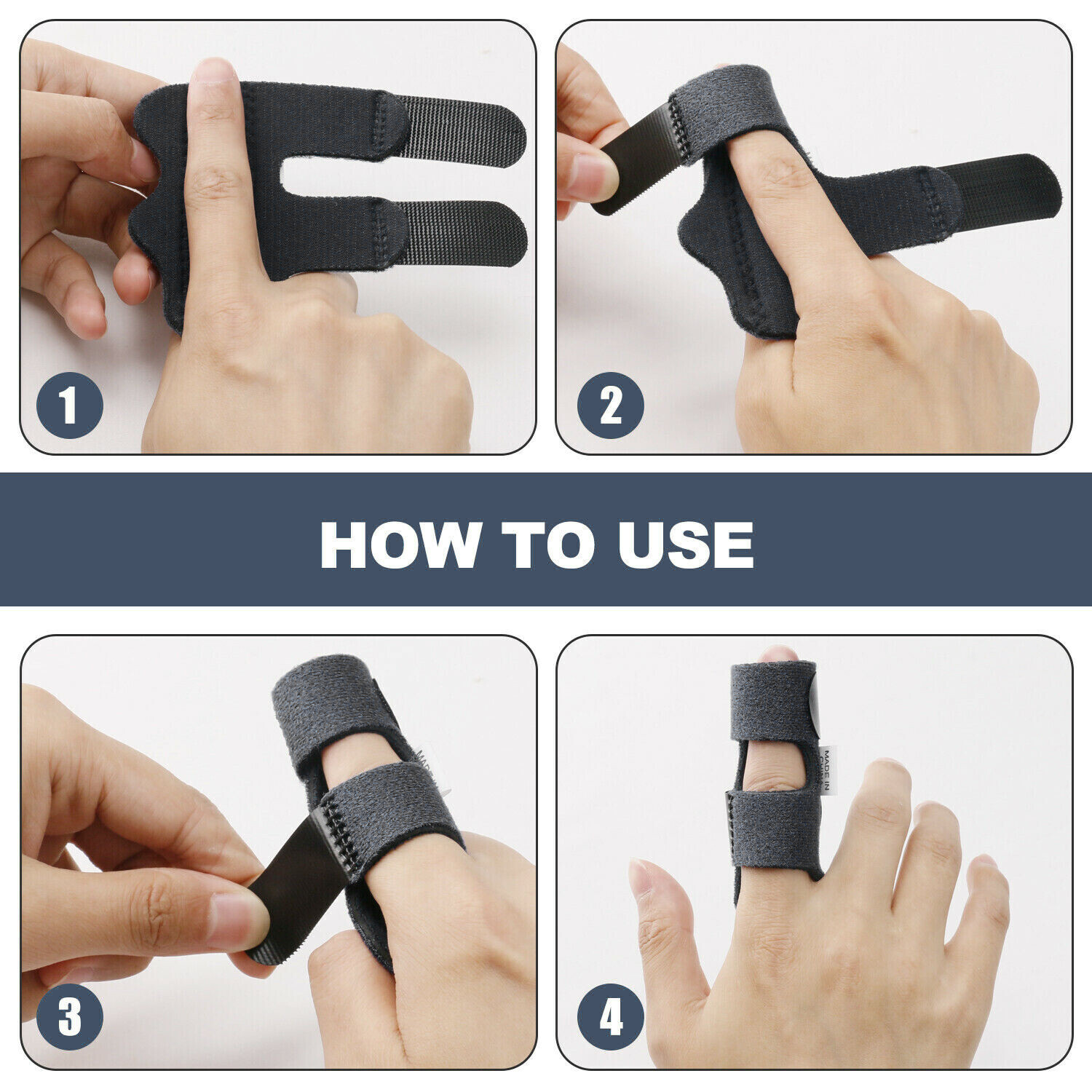 Adjustable Trigger Finger Splint Support Brace Fracture Recovery Fix Relief Pain
