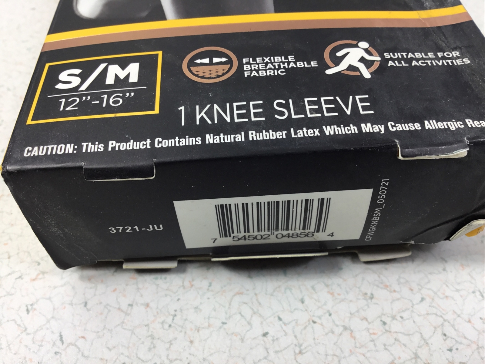 COPPER FIT WORKGEAR KNEE COMPRESSION SLEEVE S/M 12”- 16” Active Sports Tough