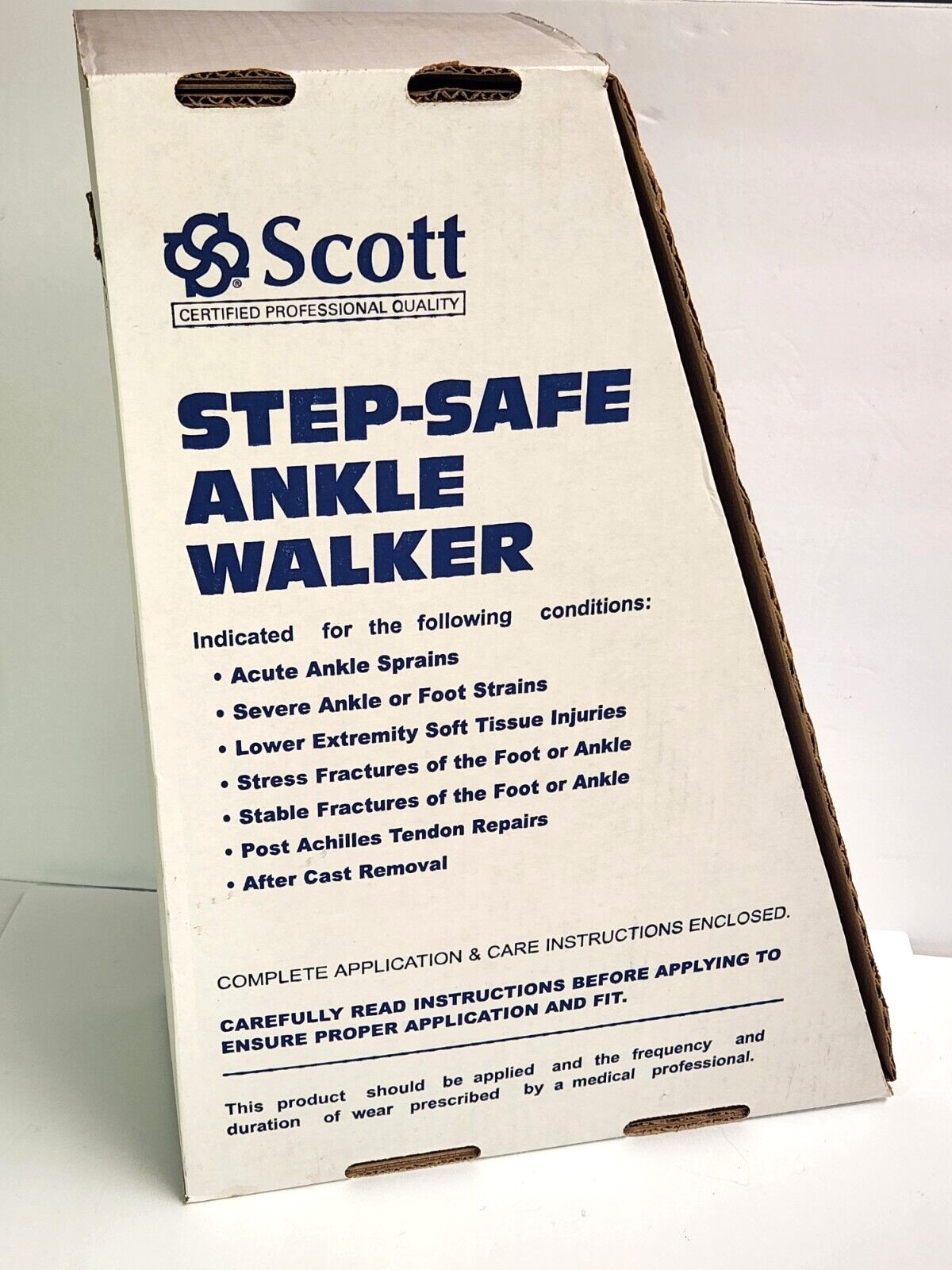 Scott Step Safe Ankle Walker Boot for Severe Ankle and Foot Sprains Medium New