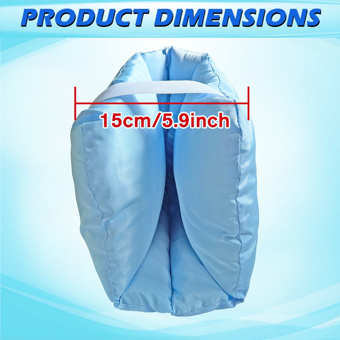 2X Heel Pillows Pads Bed Sore Cushion Heel Protectors for Feet Boot for Injuries