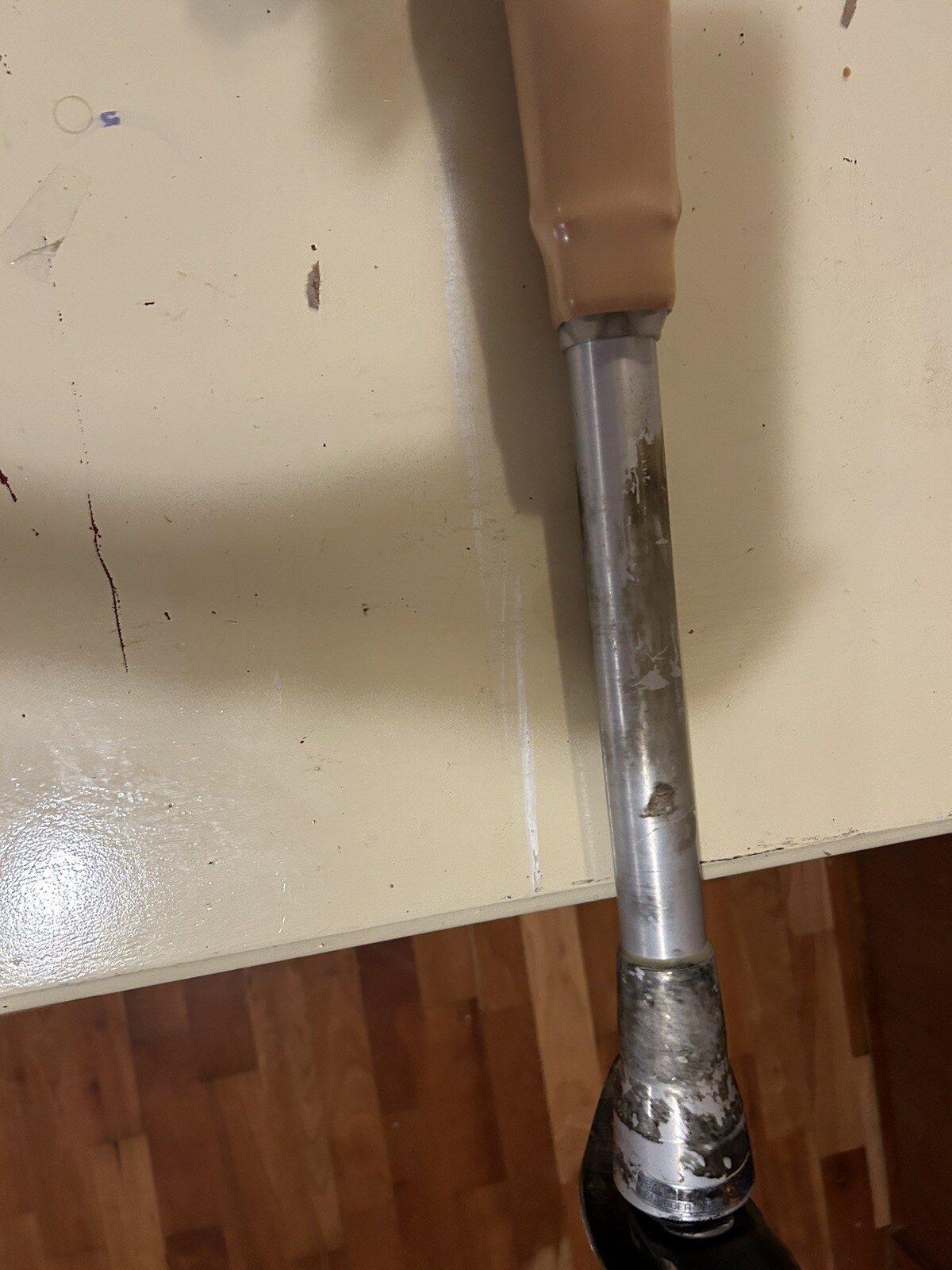 Vintage PROSTHETIC LEG LEFT FOOT FULL LEG Above Knee THIGH 10.5″ foot