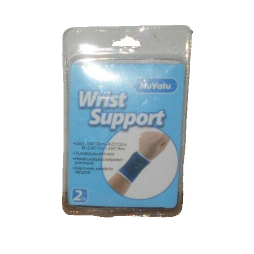 NuValu Large 2 Pack Wrist Support