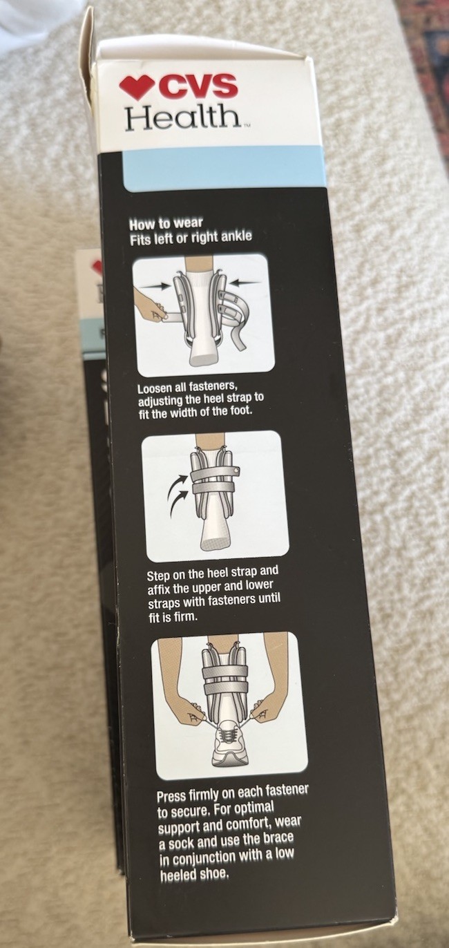 Ankle Firm Support Stirrup Brace, One Size