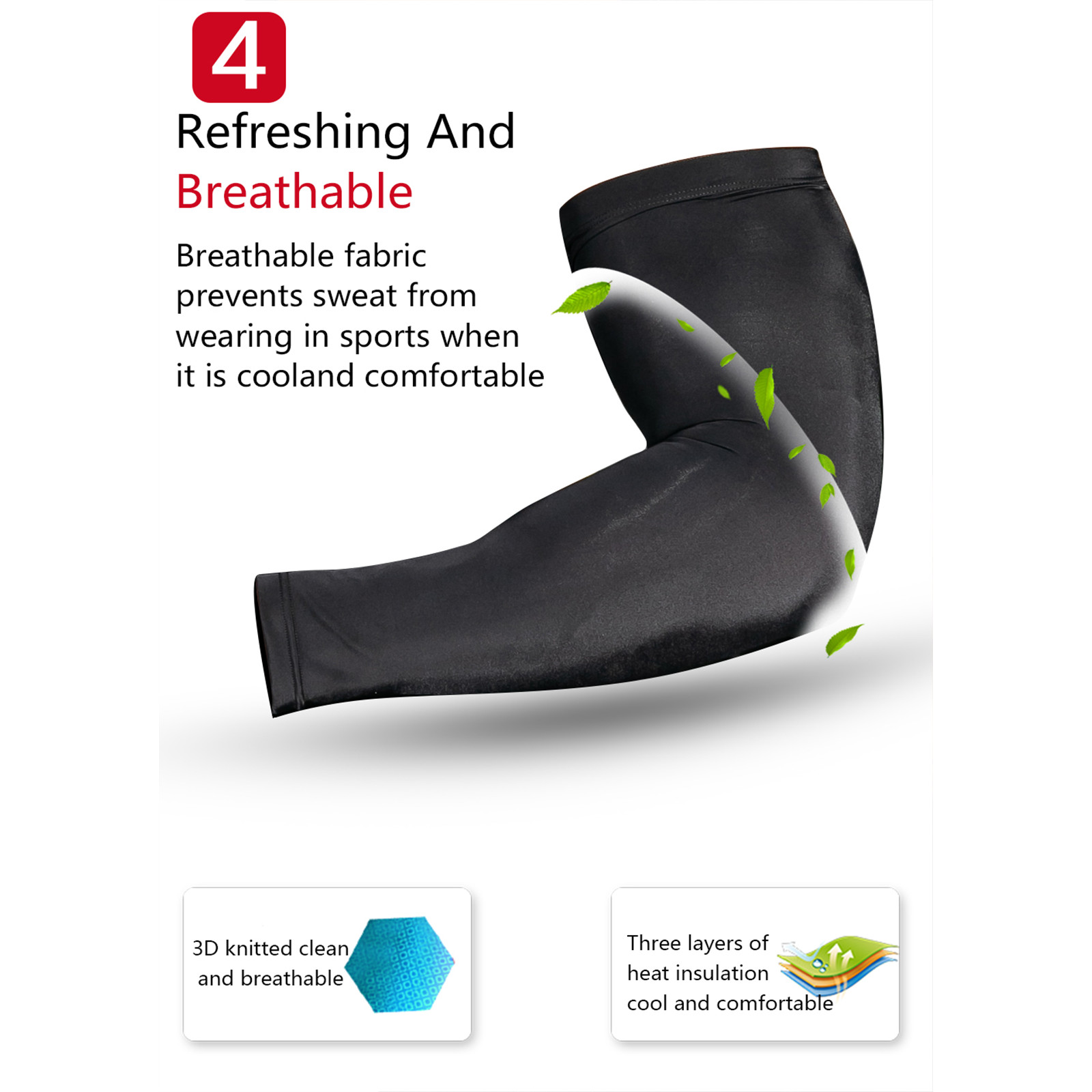 Elbow Support Arm Brace Compression Sleeve Joint Pain Relief For Sport Men&Women