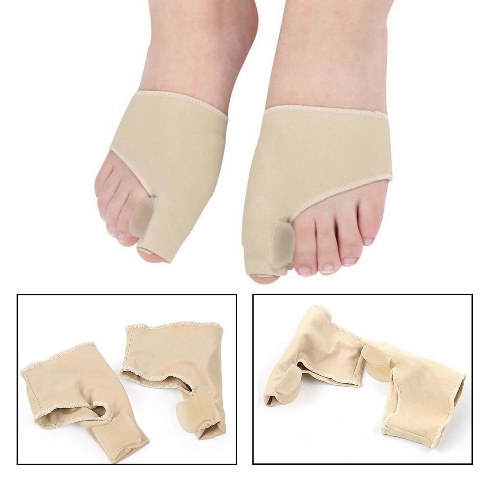 AdorePro Big Toe Separator Bunion Corrector Splint Straightener Foot Pain Relief