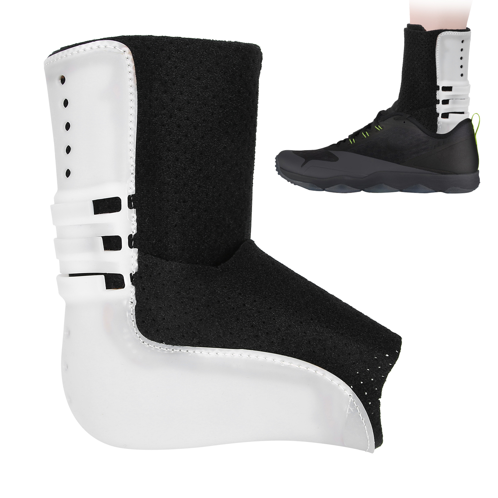 Orthopedic Ankle Support Foot Drop Brace Splint Hemiplegia Rehabilitation ABE