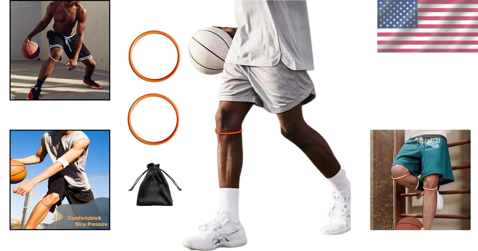 High-Performance Adjustable Knee Strap – Patellar Tendon Support for ALL Sports