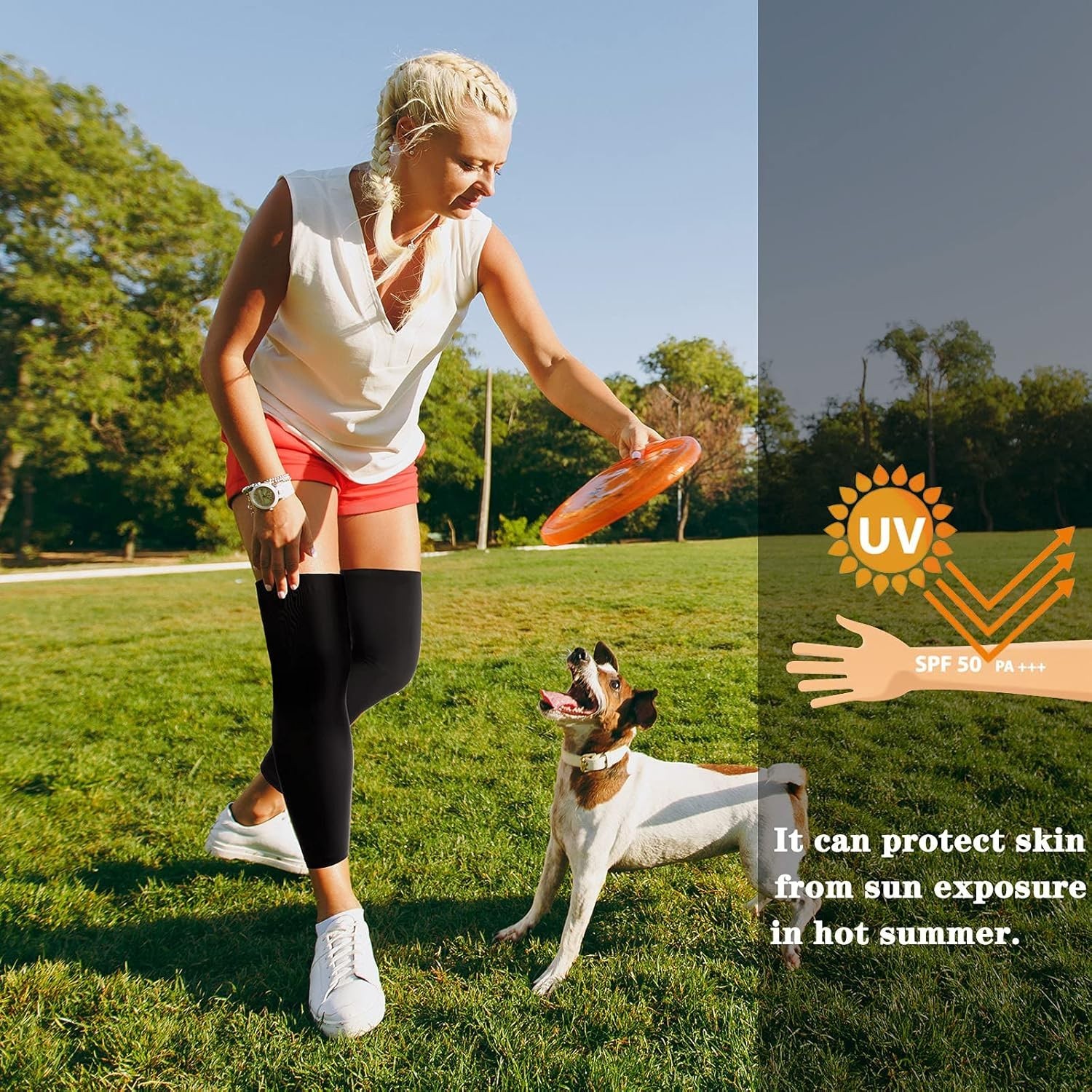 Full Length Compression Leggings for Comfortable Sports Performance – XL Size