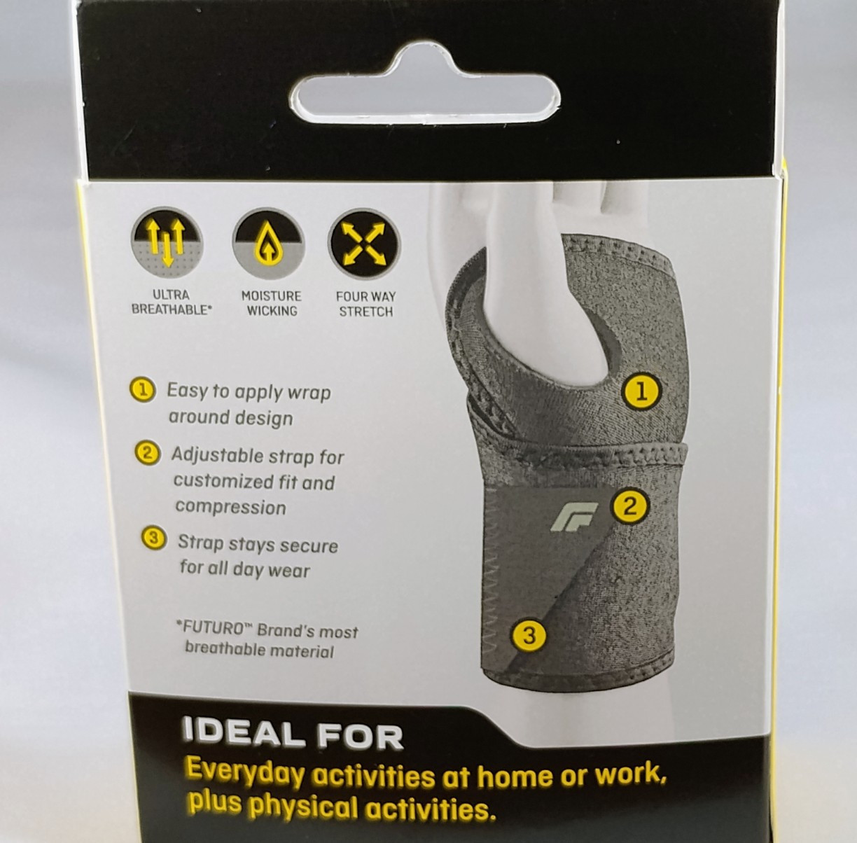 3M Futuro Wrist Comfort Support Adjustable Moderate Brace (C8)