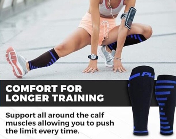 POWERLIX Compression CALF SLEEVE for Men Women XXL