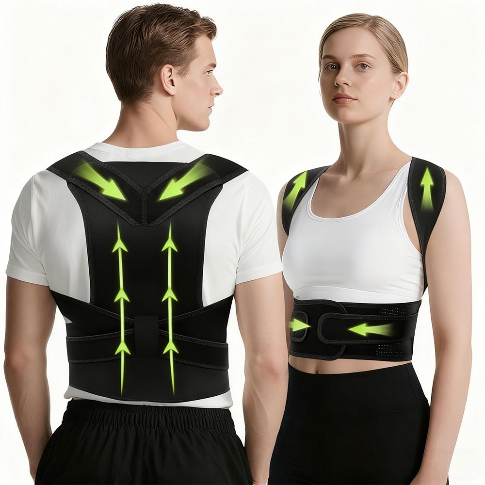 Comfortable Posture Improvement Corrector Full Back Pain Relief For Women/Men