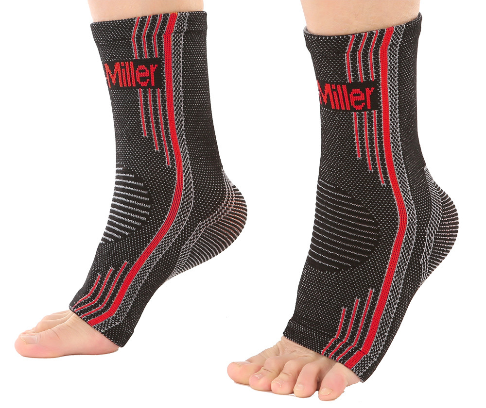 Doc Miller Ankle Sock Compression Brace Sleeve Plantar Fasciitis Tendonitis Spur