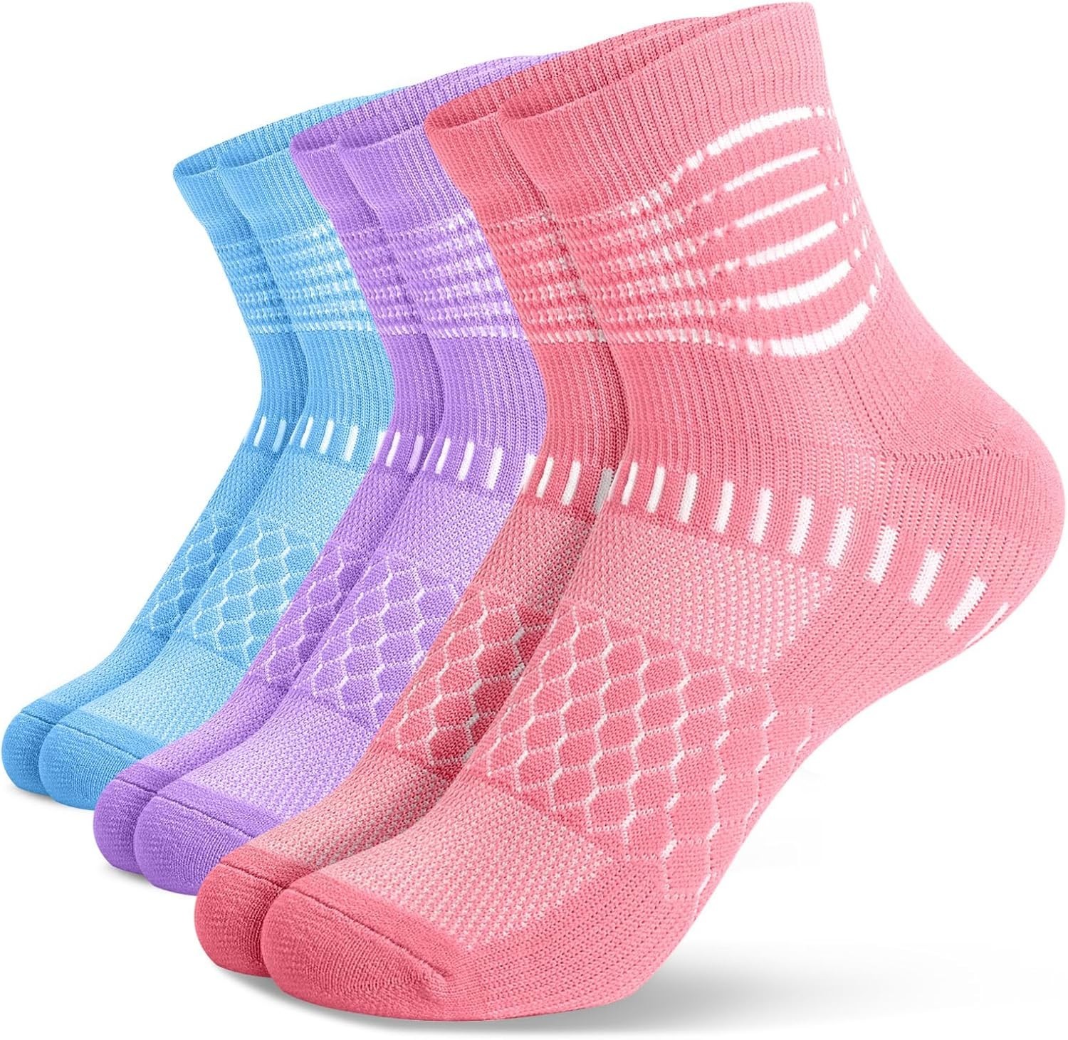 Cushioned Ankle Compression Socks – Fast-Drying & Supportive for Every Athlete