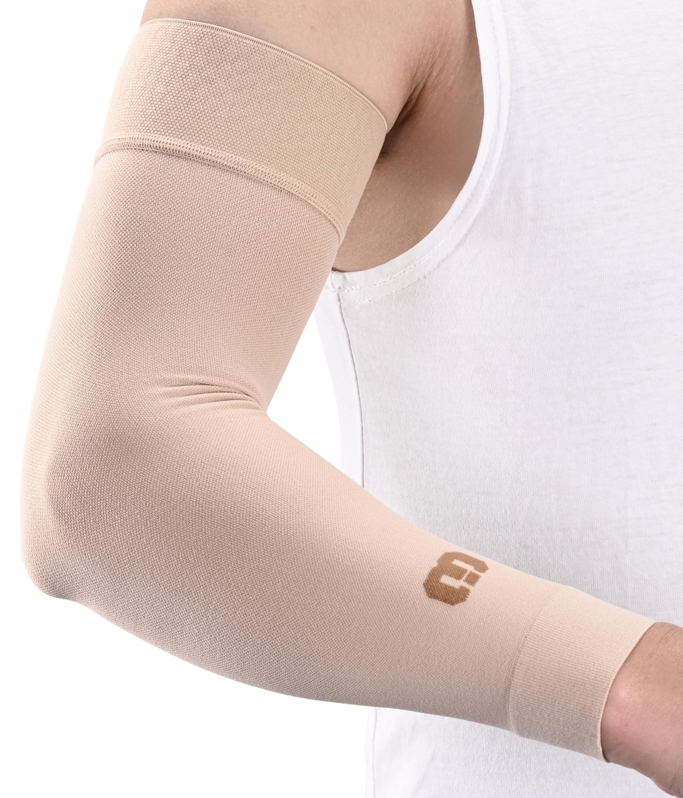 Medical Compression Arm Sleeve 20-30 mmHg, Lymphedema & Post-Surgery