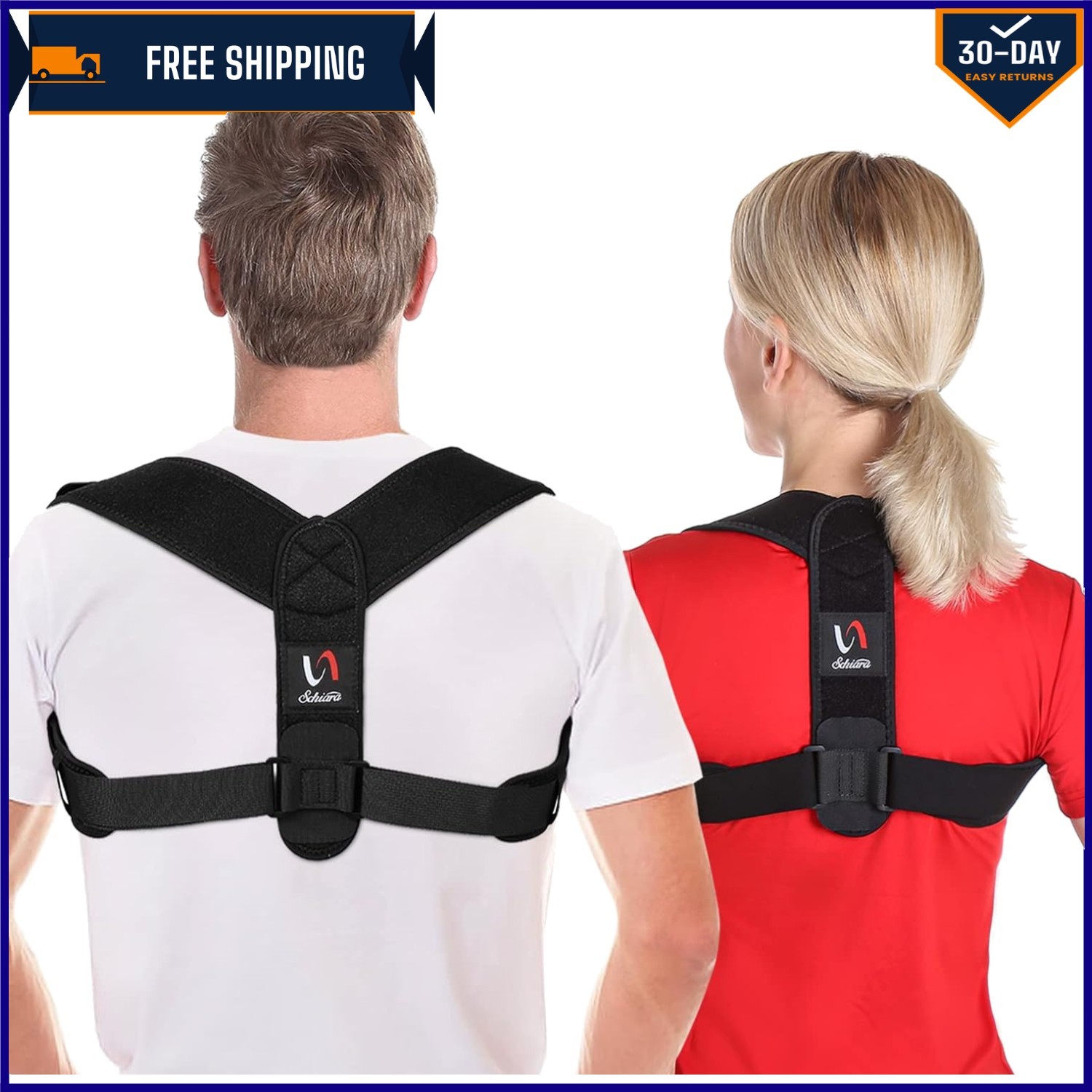 Invisible Lightweight Posture Corrector – Back & Shoulder Brace for Daily Use