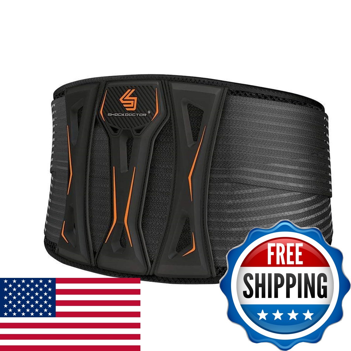 Shock Doctor Adult Ultra Back Support, Small-Medium, Black 838