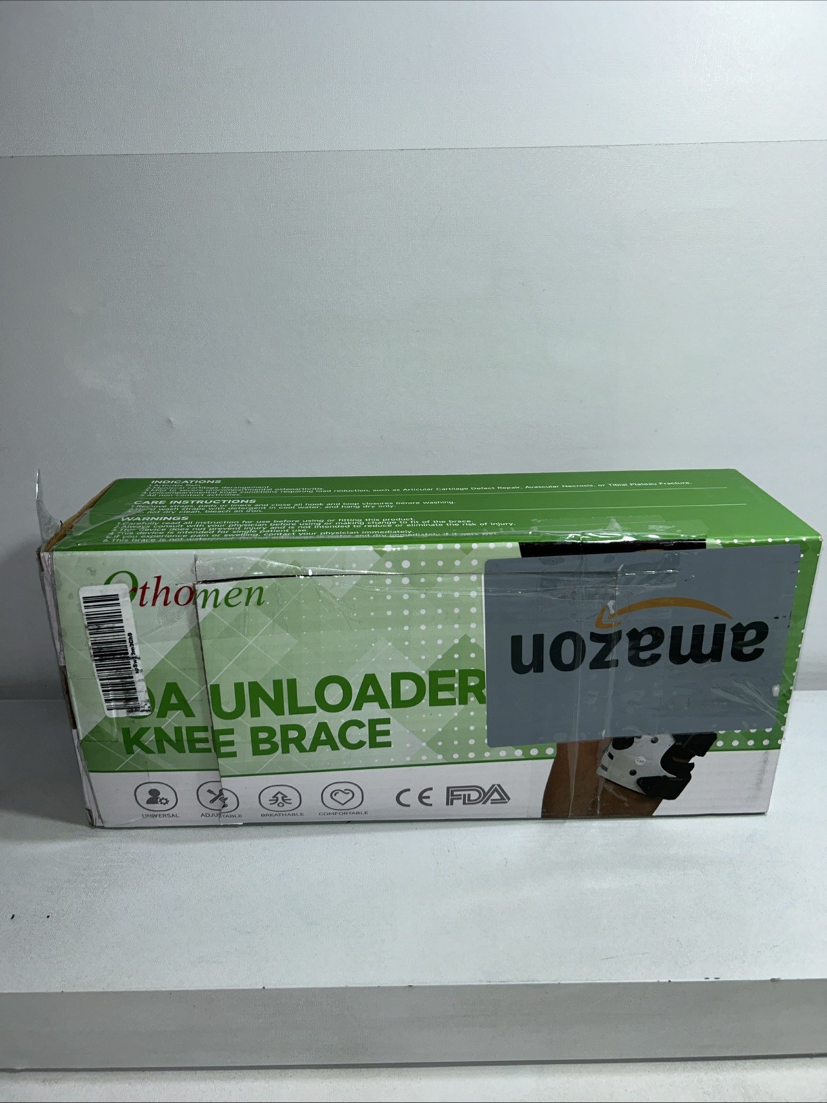 New Orthomen OA Left Unloaded Knee Brace Adjustable Metal Medial & Lateral