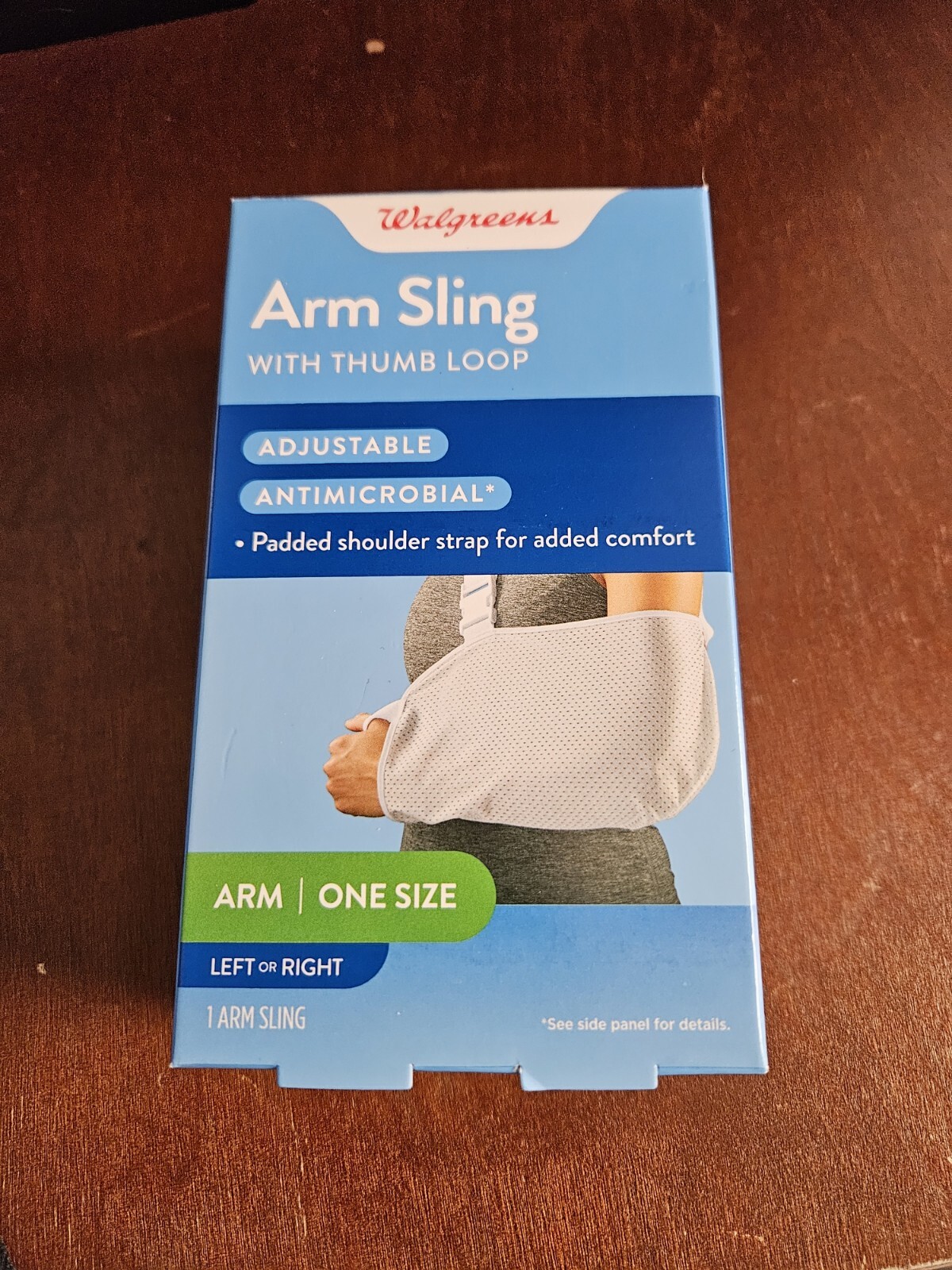 Arm Sling w/ Thumb Loop One Size Adjustable Left or Right