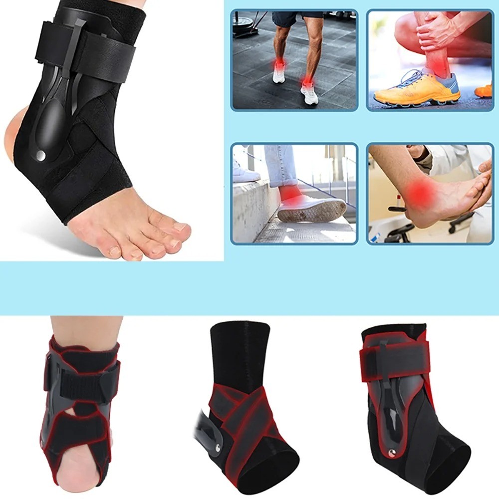 Adjustable Ankle Brace Protective Guards Splint Stabilizer Tendonitis Recovery