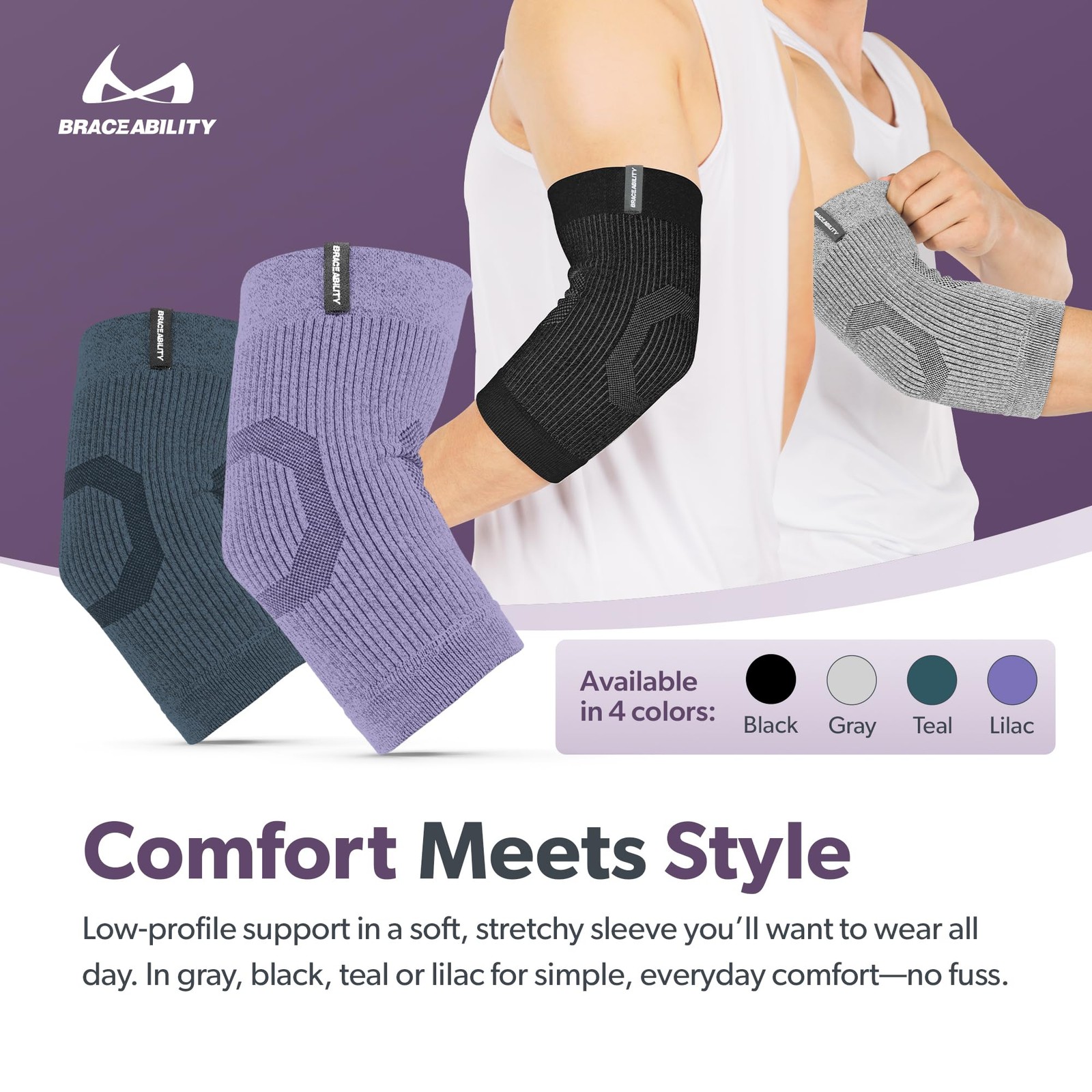 Elbow Compression Sleeve for Bursitis – Olecranon Elbow Brace for Tendonitis,…