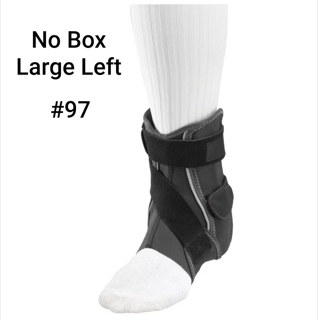 Mueller Sports Medicine Hg80 Premium Hard Shell Ankle Brace Black Left Large #97