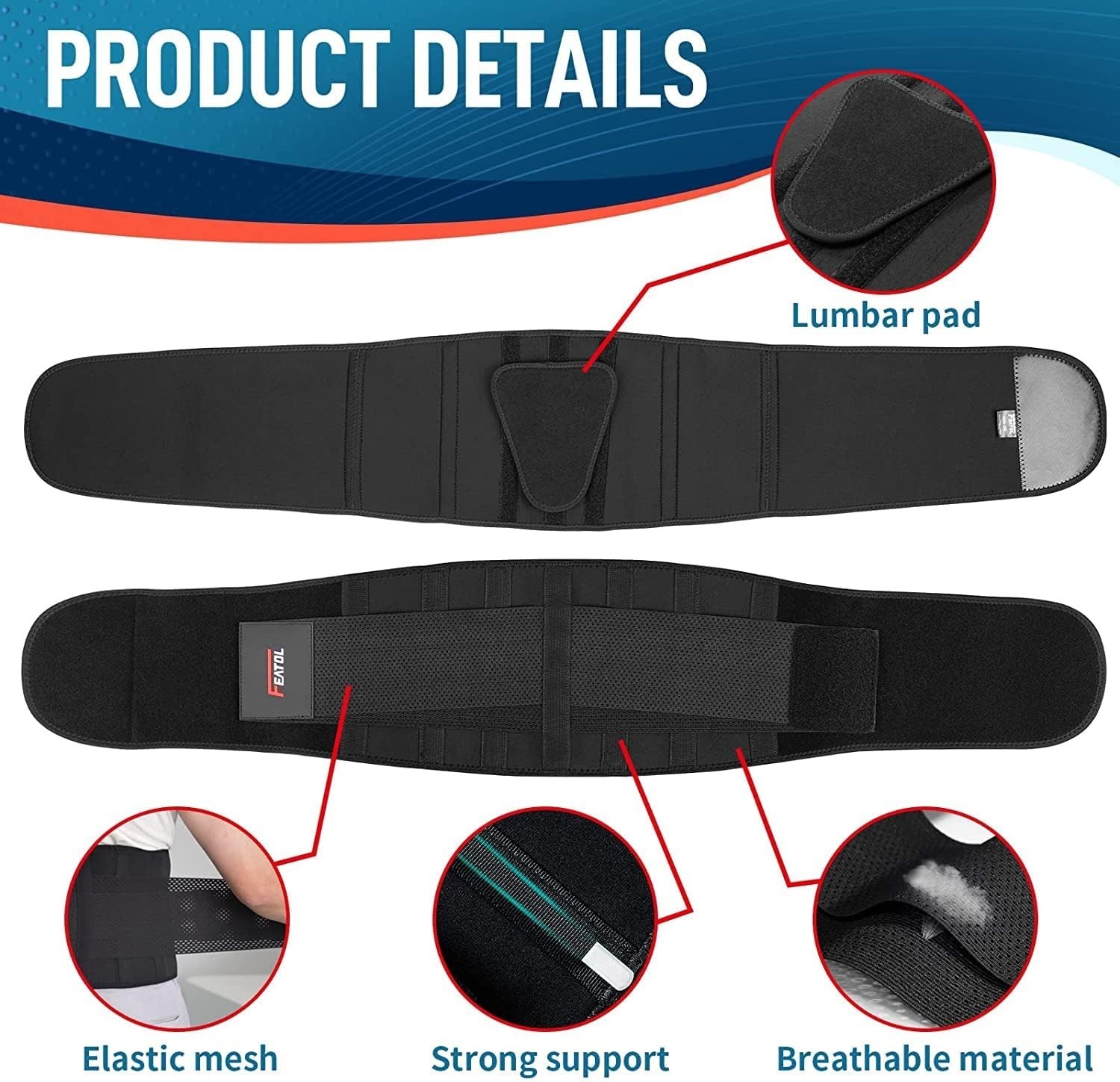 360° Adjustable Back Support Belt – Comfortable Pain Relief for Daily Activities