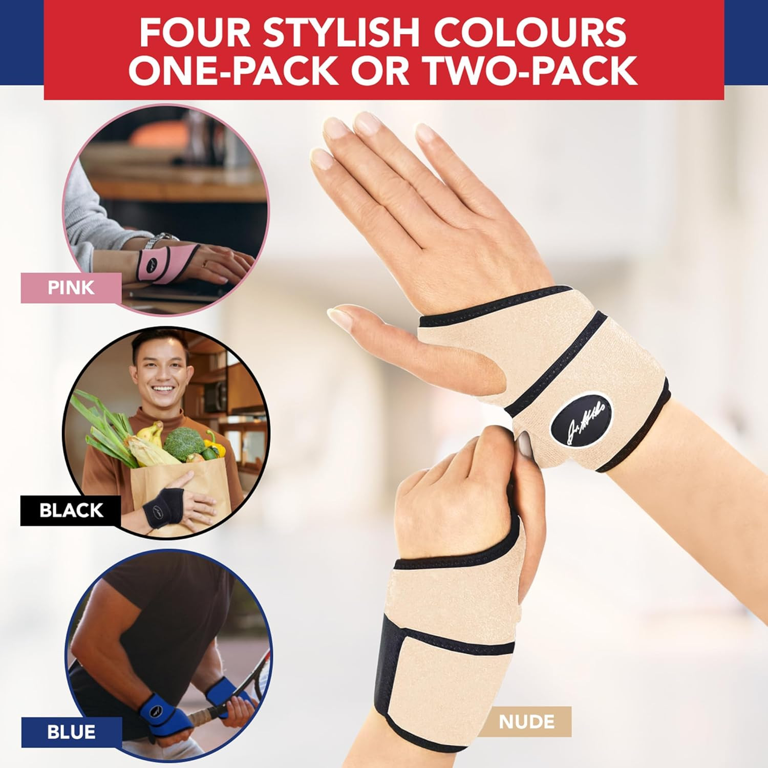 Doctor Developed Wrist Brace – Wrist Wrap for Carpal Tunnel Arthritis,Tendonitis