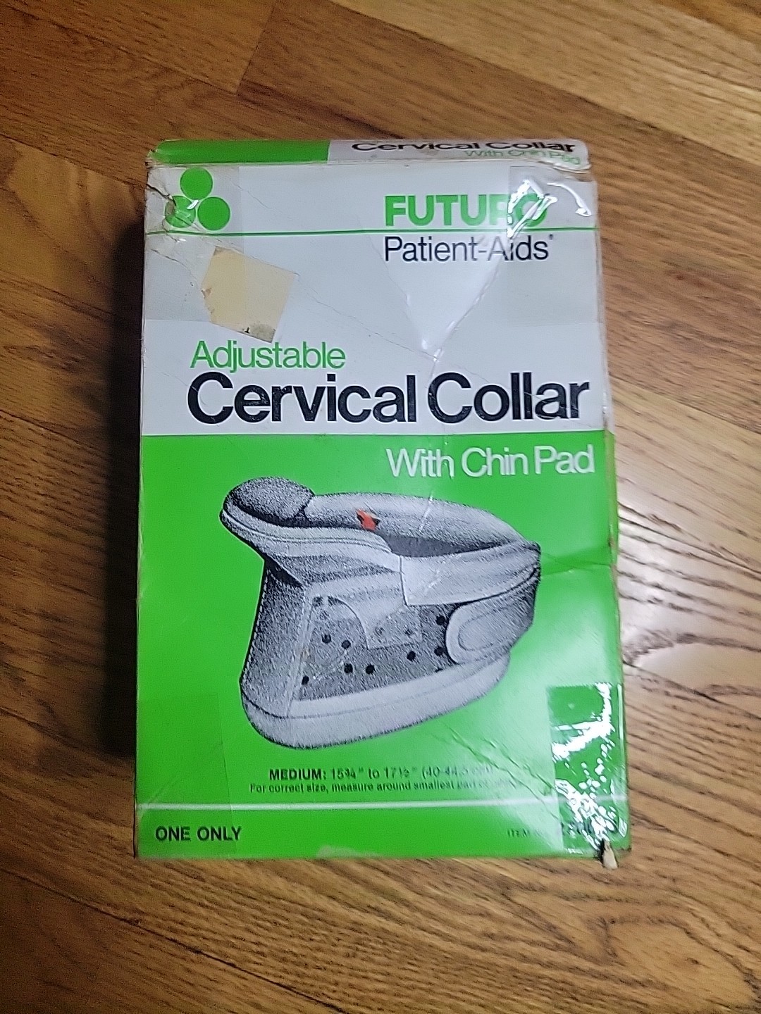 ​Vintage 1978 Futuro Adjustable Cervical Collar with Chin Pad – Medium