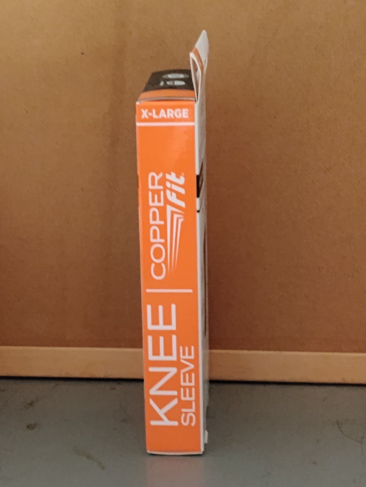 Copper Fit Infused Freedom Compression Knee Sleeve XL Black Unisex 16”-17” NIB