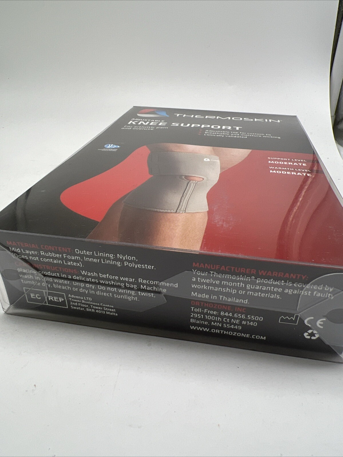 Thermoskin Small Adjustable Knee Support Knee Wrap Arthritis Moderate 12-13″