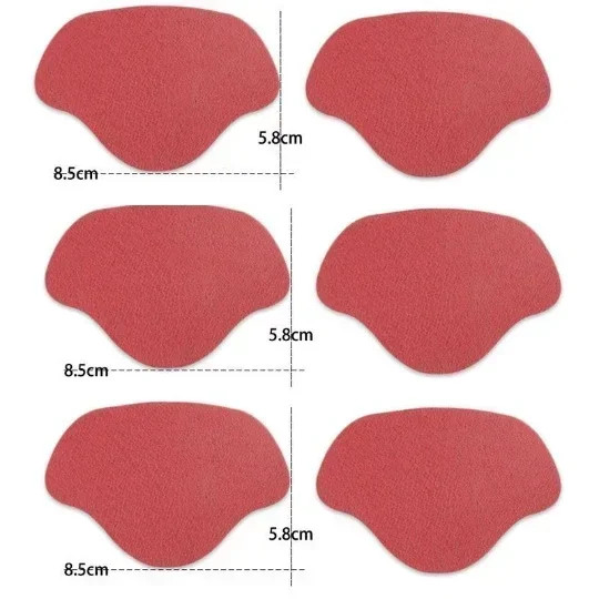6pcs Sports Shoes Repair Stickers Suede Heel Protector Anti-Wear Repair Holes Se