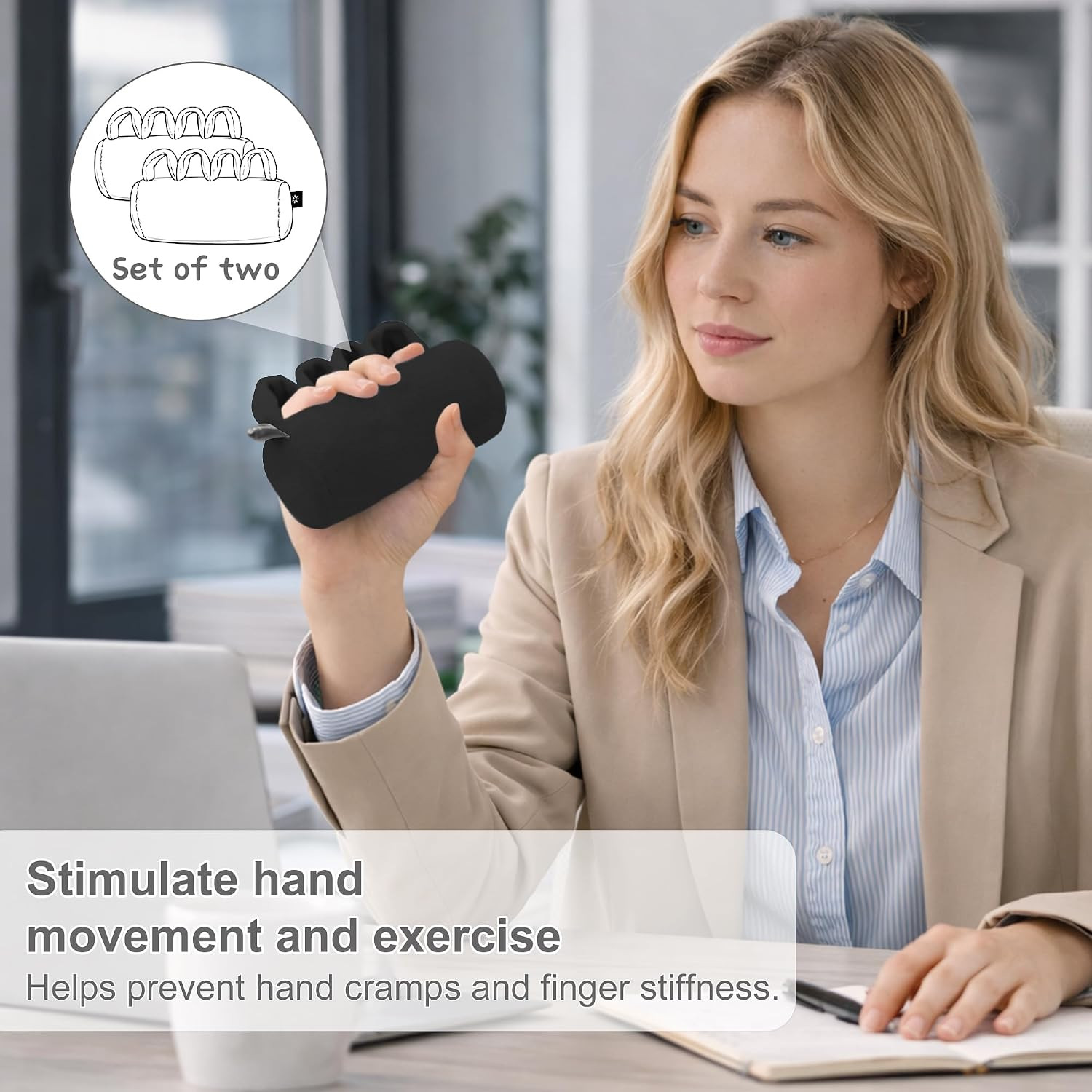Hand Contracture Cushion,Soft Palm Protector Prevent Clenching at Night,Finger S