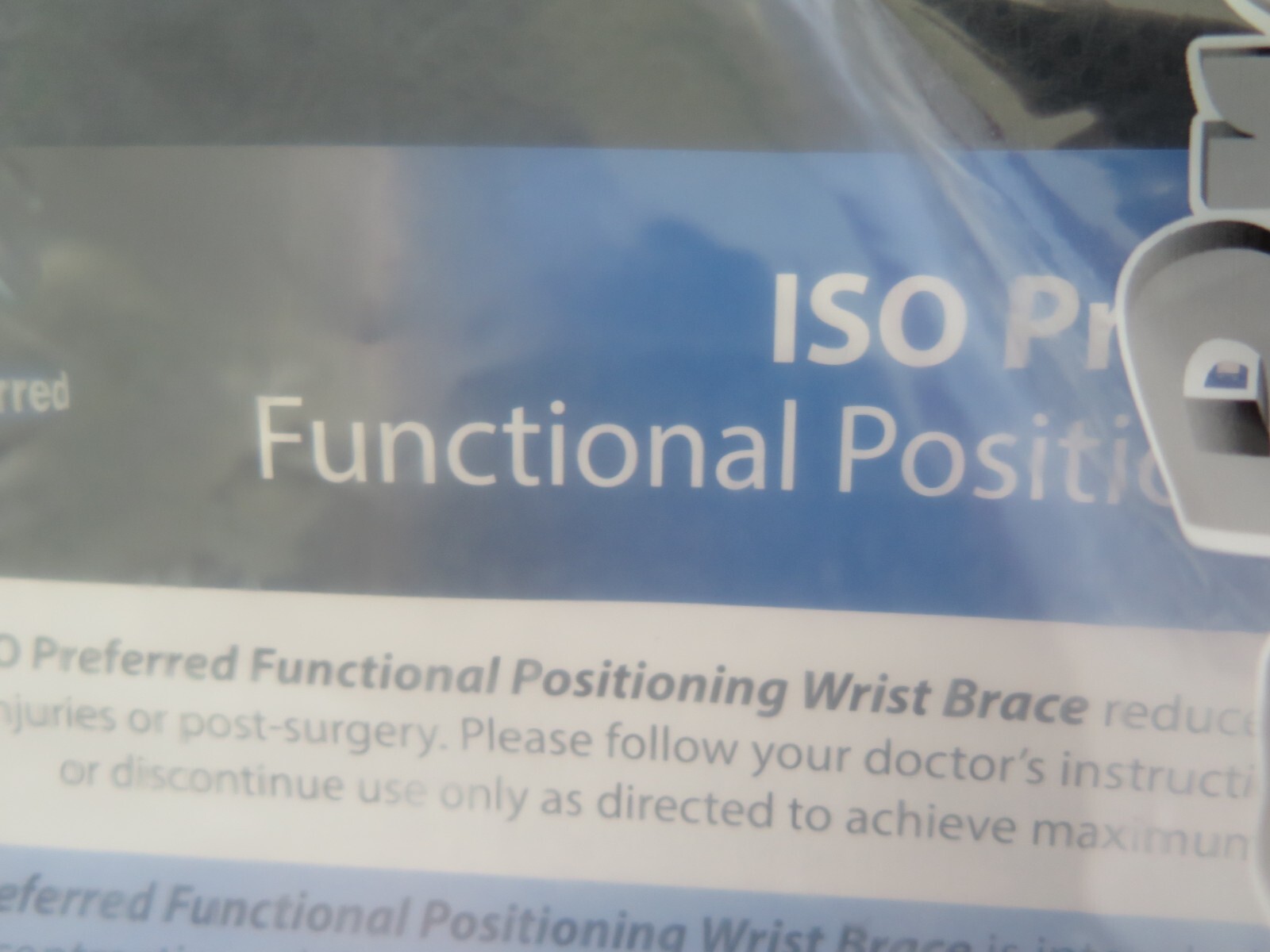 ISO Preferred Functional Positional Wrist Brace – WR302 – Lot of 2 – New – b5
