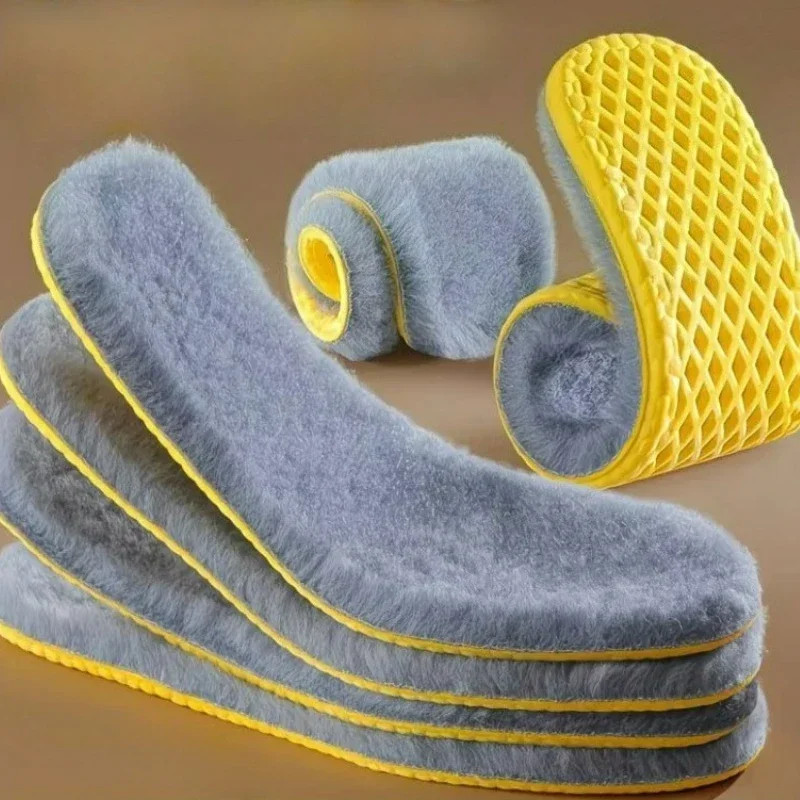 Winter Warm and Plush Super Soft Insole for Both Men and Women Anti Slip Sweat A