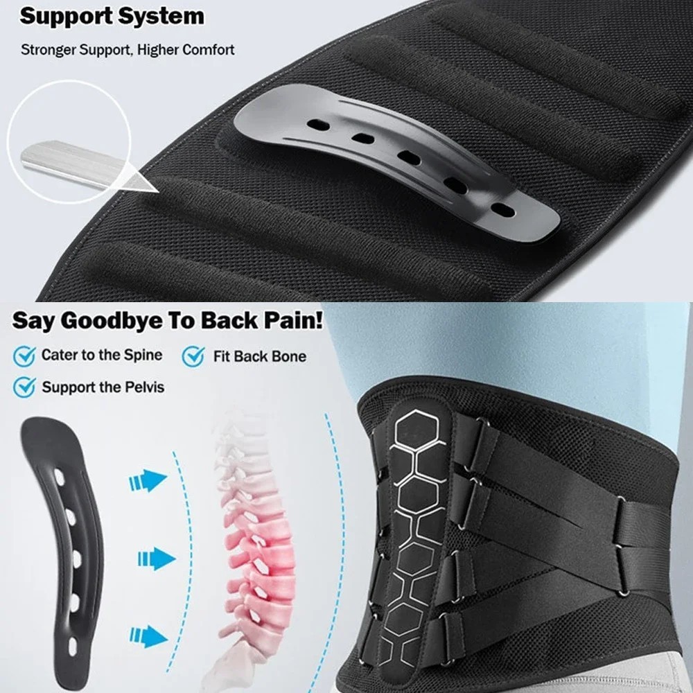 Copper Fit X-Back Brace for Lower Back Pain, Lumbar Support, (Large/XLarge)