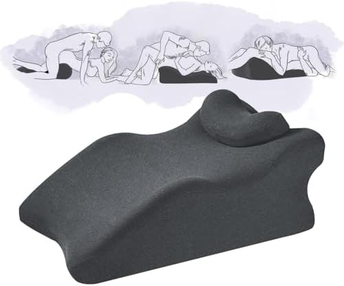 Adult Widened Intimacy Position Sex Pillow for Couples, Butt Cushion with Remova