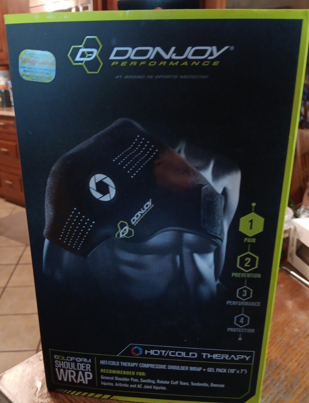 Donjoy Performance Coldform Hot Cold Therapy Shoulder Wrap pack Ice Pad Read