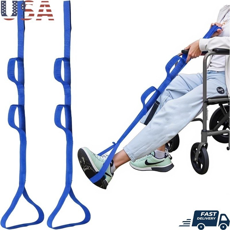 Pro Leg Lift Training Belt Multi Loop Handle Adjustable Support Recovery New